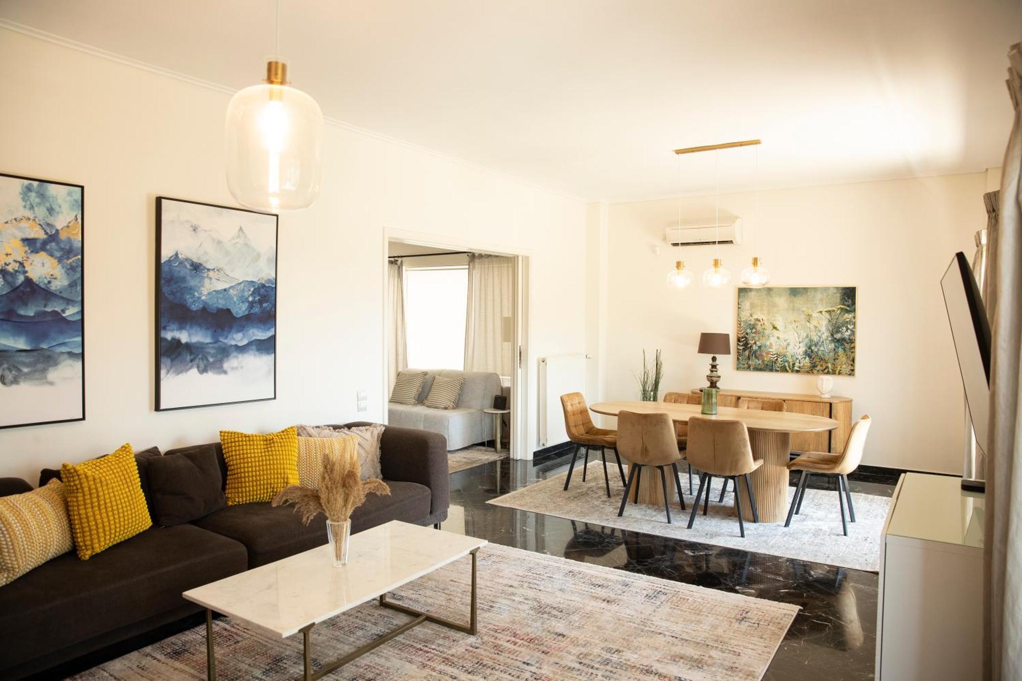 Spacious Glyfada Golf 4Br -Near Beach + Shops Athen Eksteriør billede