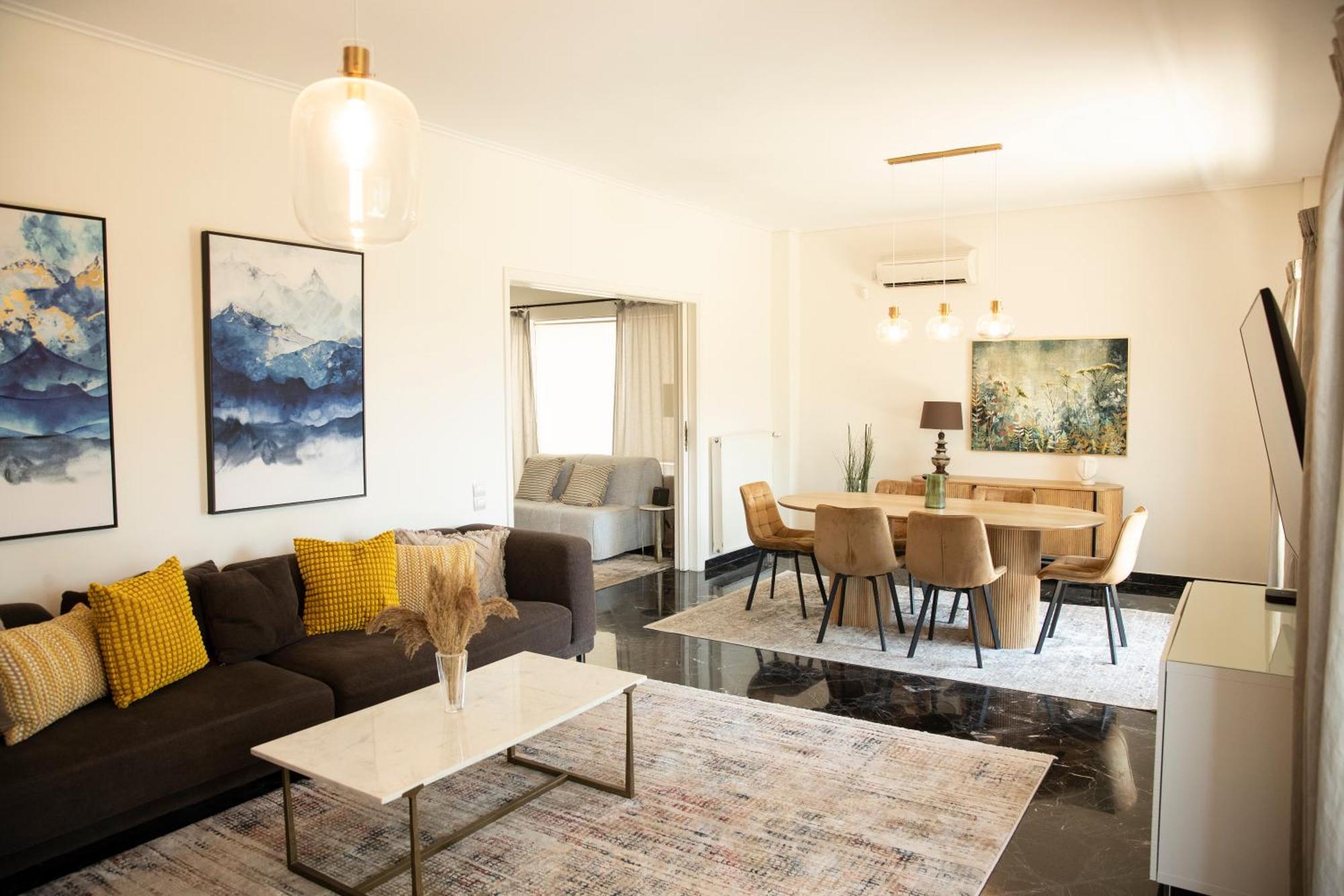 Spacious Glyfada Golf 4Br -Near Beach + Shops Athen Eksteriør billede